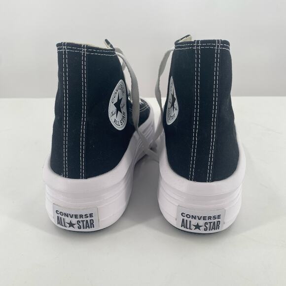 Black Converse Chuck Taylor Move Platform womens size 10 - Picture 5 of 7